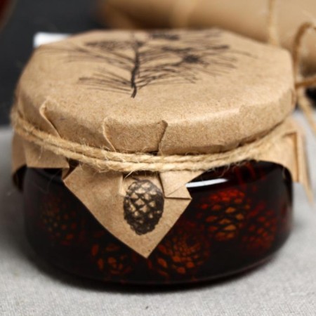 Jam "taiga cache" from a pine cone, 130 g-1
