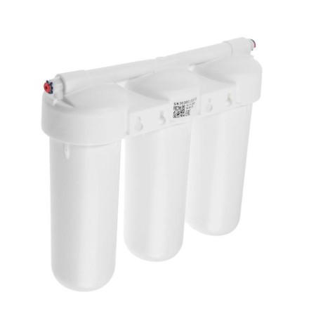 Water filtering system "Aquaphor" Trio Norm, PP5/B510-02/B510-07, 3-step, with a crane, 2 l/min-2