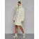Coat insulated winter female, size 46, color light yellow