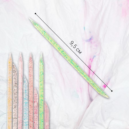 A set of manicure sticks, bilateral, 50 pcs, 9.5 cm, color mix-1