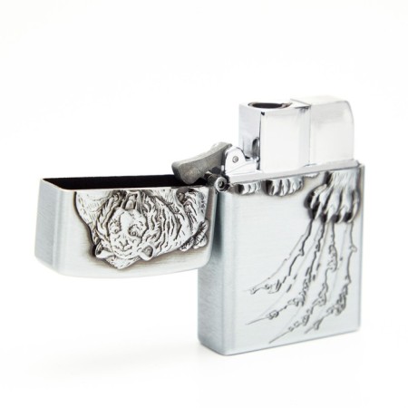 Gas lighter "Tiger", 5.1 x 3.2 x 1.3 cm-1