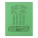 Notebook 12 sheets in the green cover cage, density 60 g/m2, whiteness 92%