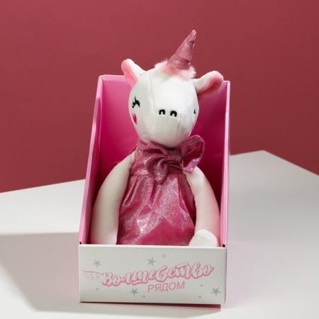 Soft toy "Magic near", Unicorn, 38 cm-8