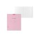 Notebook 24 sheets in the classic line, cover of shallow cardboard, offset unit, whiteness 100%, pink