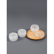 Storage jar, 20 ml, packing - 3 pcs, white color