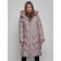 Coat insulated winter female, size 50, brown color