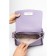 Women's bag, eco -leather, ludor purple, 27x10x18 cm
