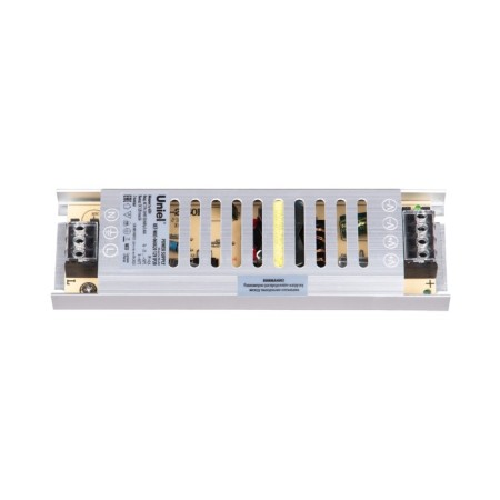 Uniel power supply, 60 watts, IP20, 12 V, 50-60 Hz, 5A, 2 outputs, metallic color-1