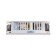 Uniel power supply, 60 watts, IP20, 12 V, 50-60 Hz, 5A, 2 outputs, metallic color