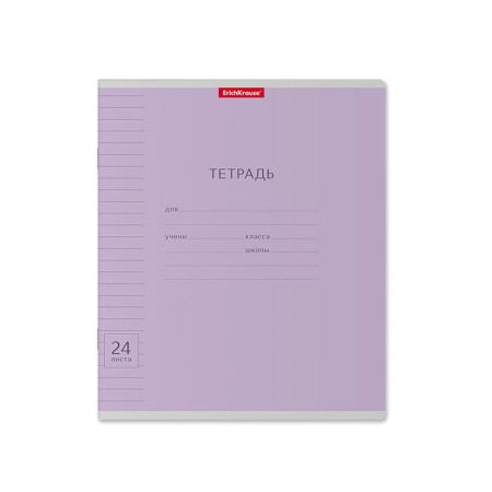 Notebook 24 sheets in the Erichkrause line "Visio classic", cover coated cardboard, block offset 100% whiteness, mix-5