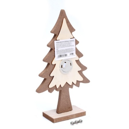 New Year's decor with backlight "Christmas tree and Nutcracker" 13 × 4.5 × 22 cm-4