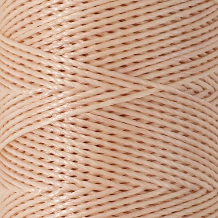 The threads are waxed, round, 300d/3, 0.35 mm, 60 ± 2 m, beige color-1