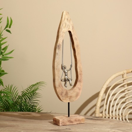 Souvenir "Switch" aluminum, mankid tree 18.5x9x62 cm