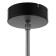 Chandelier 80008/8 8x40W E27 Black 90x73x28cm