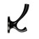 Furniture hook Cappio Cone, two -rod, black