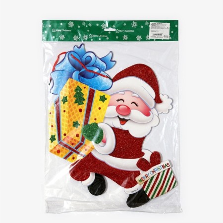 Decorative decoration (suspension) "Santa Claus with a gift" 42.5x32 cm-6