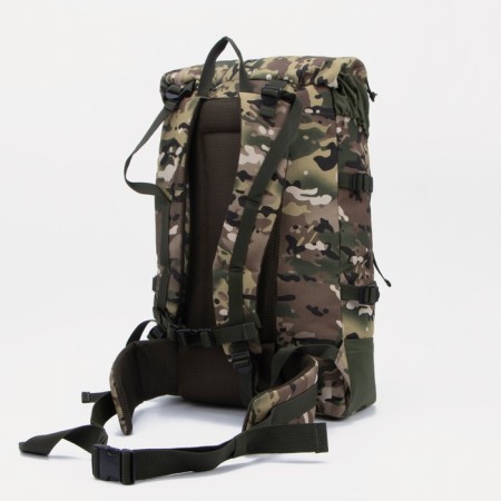 Tourist backpack, 50 l, lightning department, 3 outer pockets, huntsman, camouflage color-1