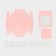 Box for sweets, confectionery packaging, 9 cells, “pink” 14.5 x 14.5 x 3.5 cm