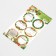 Stickers for flowers and gifts "Happy New Year!", 16 × 9.5 cm