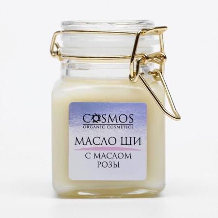 Shi oil "Cosmos", with rose oil 100 ml, glass-1