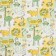Baby oilcloth "Cartoons", district. 70x100 cm., Without edging, white/green color