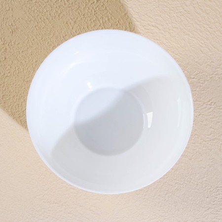 Set of salad bowl Luminarc diwali, 1 l, d = 18 cm, glass ceramic, 6 pcs, white color-2