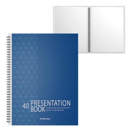 Folder Portfolio with 40 A4 inserts, 550 μm, Erichkrause Ladder of Success, Spiral, Figure