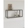 Hinged shelf 800, 800x250x360, black muar/Metropolitan Gray