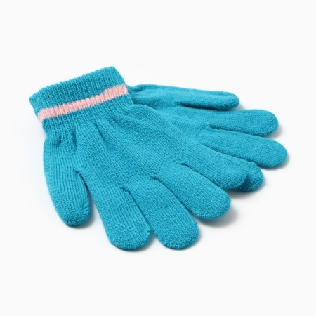 Children's gloves minku, Blue color, 15 cm