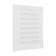 Ventilation grate "Space" RM1212, 125 x 125 mm, with a grid, metal, white