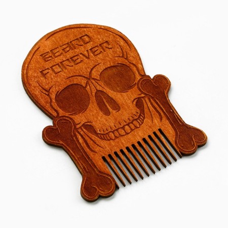 A comb for a beard in the “Skull” envelope 7.3 x 9.7 cm-3