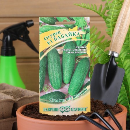 Cucumber seeds "Babaika", F1, 10 pcs.-6