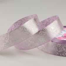 Satin tape with embossing 