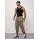Cargo jeans men, size 50-52, beige color