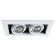 Front-bearing rotary lamp Cardani A5941PL-2WH