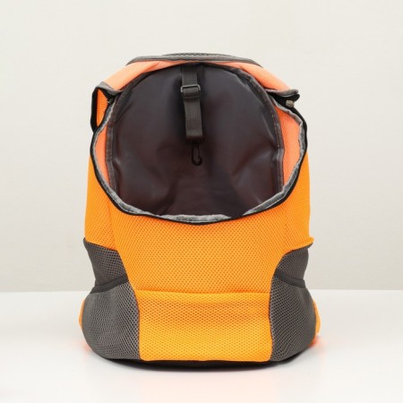 An animal carppet-carrier, maximum weight 16 kg, 36 x 21 x 45 cm, orange-4