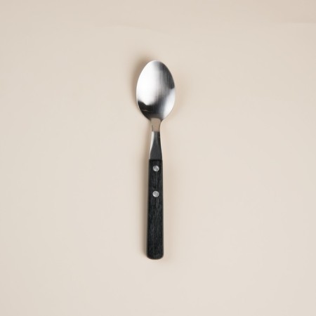 A set of cutlery of stainless steel SL Home, 24 objects, silver color, brown handle color-2