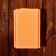 Tourist Folding Farm Rug "by the fire", 38 x 27 cm, color orange color