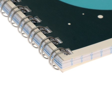 Notepad A6 40 sheets on the crest, into the cage "in the bank", cover shaking cardboard, selective twin-lame, offset 65, 5v assorted-7
