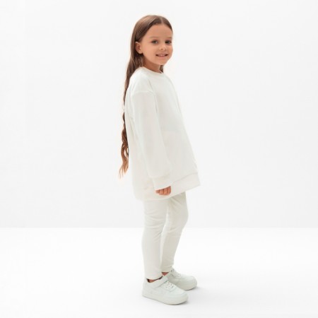 Kidsa (sweatshirt, leggings) KAFTAN PLUSHY R.30 (98-104), white-2