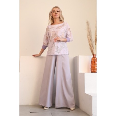 Female jumper, size 48, lilac color-11