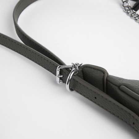 Bag Women's Sobo on the zipper Textura, average size, color gray-7