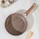 Deep pan Kantry, D = 22 cm, glass cover, plastic handle, anti -stick coating, brown color