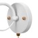 Bra "Anava" E27 40W white 13x27x21 cm
