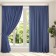 Set of curtains "Canvas", size 200x250 cm, 2 pcs, blue color