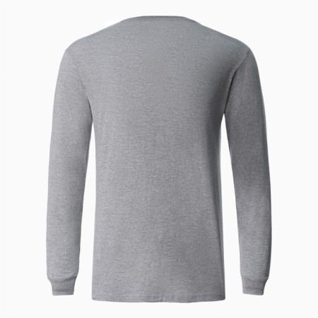 Long-sized male monophonic, the color is light gray, size 48-3