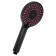 Shower watering can Zein Z3542, d = 120 mm, 5 modes, pink nozzles "hearts", black