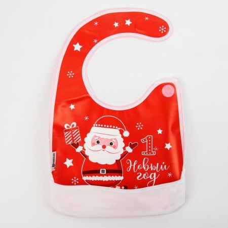 Bibsord for “My 1 New Year” Solopolate on Velcro, PVC, New Year's gift packaging, Kroshka I-6