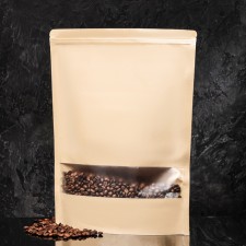 Zip-Lock package Craft with a rectangular window, 30 x 40 x 4 cm