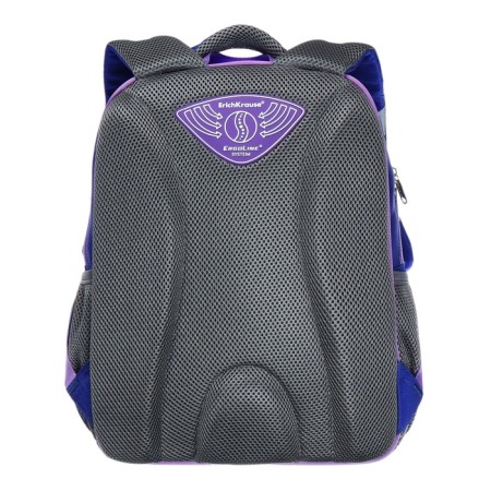School backpack Erich Krause ergoline 15l, 39 x 28 x 14 cm, ergonomic back, Kawaii Whale 60093-5